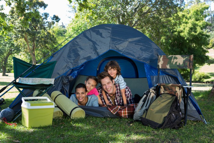 Camper en famille